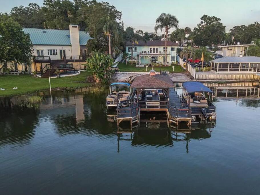 Lakefront Duplex With Pontoon Boat 2 Bedroom Home Mount Dora Extérieur photo